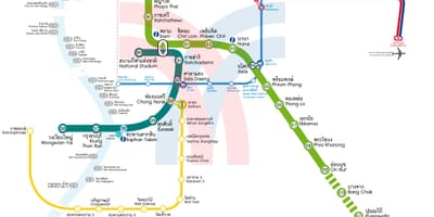 Tailàndia bangkok bts mapa