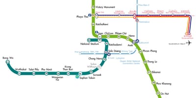 Mapa de bangkok horitzó