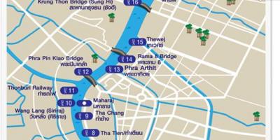 Mapa de bangkok transport fluvial