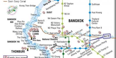 Bangkok transport públic mapa