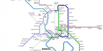 Gràcies al mapa de metro bangkok tailàndia