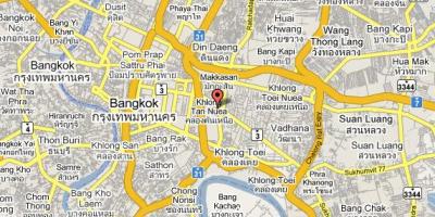 Mapa de l'àrea de sukhumvit bangkok